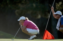 C・カーはキャディのグレッグと特別な一週間となった(Photo by Donald Miralle / Getty Images)