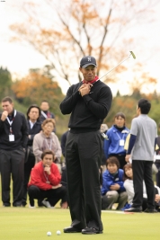 09年にナイキゴルフのイベントで来日した時のタイガー