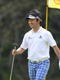 7アンダースタートを決めた市原弘大 悲願の初優勝へ今年は届くか(撮影:上山敬太)