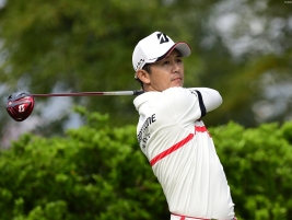 近藤共弘は長いオフで感覚が遠のきながらも2打差3位タイ発進(撮影:上山敬太)