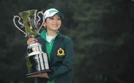 初優勝で世界ランクもアップ アメリカツアーも視野に入れる菊地(撮影:ALBA)