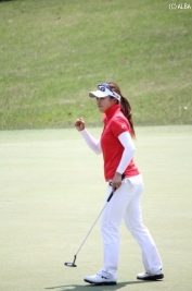 一ノ瀬優希、猛チャージで単独首位に浮上!(撮影:ALBA)
