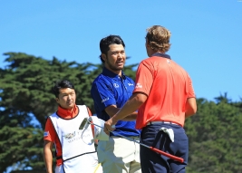 鮮やかな逆転!松山英樹が2勝目を挙げた(撮影:岩本芳弘)