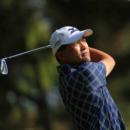 ベテランの手嶋多一、首位に2打差の単独2位で決勝Rへ(撮影:米山聡明)