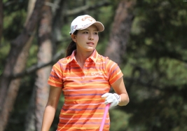優勝の次の試合でも6位につけた藤田光里!(撮影:ALBA)