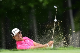 松山英樹は首位から後退したが、十分に優勝を狙える位置で決勝Rへ!(撮影:上山敬太)