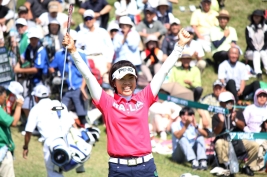 今季初優勝でご褒美ゲット?(撮影:ALBA)