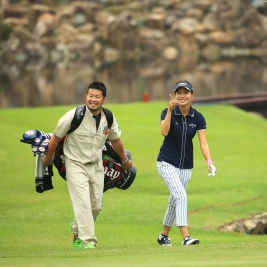 久々のコンビ復活で優勝争い!成田美寿々にリベンジだ(撮影:米山聡明)