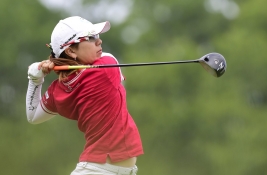 宮里美香、集中力を高め臨んだ2日目、無事予選を突破!(撮影:上山敬太)