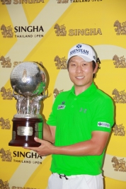 3年ぶりの優勝を果たしたキム・キョンテ!(撮影:ALBA)