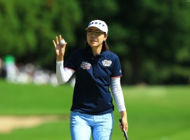 ベテラン、イ・チヒがノーボギーのゴルフで今季2勝目に王手!(撮影:福田文平)