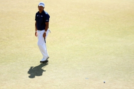 ショットは好調も…パッティングでやや足踏み(Photo by Andrew Redington/Getty Images)