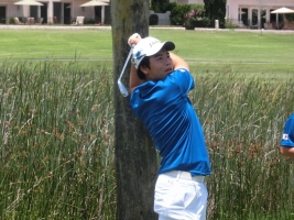 13-14歳男子で首位発進を決めた大石淳也!(写真提供:IJGA)