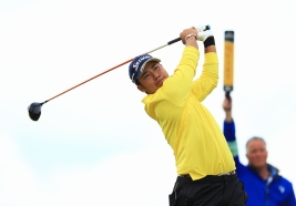 悔しいムービングデーとなった松山、切り替えて明日猛チャージと行きたい(撮影・岩本芳弘)