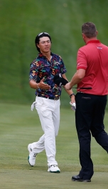 今季最高のスタートを決めた石川、今週こそは… (Photo by Rob Carr/Getty Images)