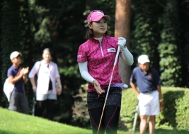 2打差と好位置につけた川満、目指すは優勝のみ(撮影:ALBA)