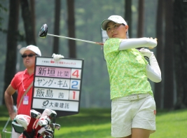 新垣比菜、優勝も射程権内!史上5人目の快挙なるか?(撮影:ALBA)