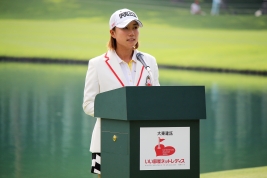 2勝目を挙げた原江里菜が世界ランクも急浮上!(撮影:ALBA)