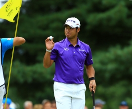 首位と4打差の14位タイでしょにちを終えた松山英樹(撮影:福田文平)