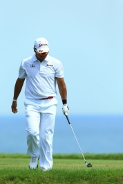 松山は37位タイフィニッシュ 大会前キーに挙げたティショットに安定感を欠いた(撮影:福田文平)