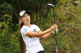上田桃子が大爆発で首位に浮上!(撮影:ALBA)