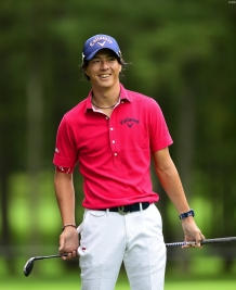 石川遼はホスト大会でようやく優勝争い!ホストVなるか(撮影:上山敬太)