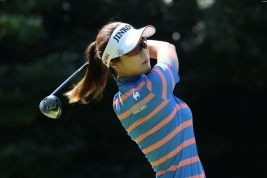 今季日本ツアー初参戦で優勝を果たしたキム・ハヌル!(撮影:ALBA)