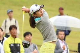 宮里藍は「サントリーレディス」以来の国内参戦!(撮影:ALBA)