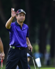 最終18番で取り返し2位Tで3日目を終えた池田勇太(撮影:上山敬太)