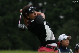 2012年以来の優勝に王手をかけた若林舞衣子(撮影:ALBA)