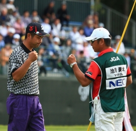 池田勇太、バーディを量産し連覇へ向け好発進!(撮影:米山聡明)