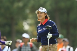 原江里菜、特訓の成果が現れ首位発進!(撮影:岩本芳弘)