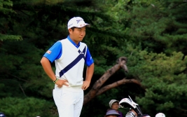 21歳・稲森佑貴が首位タイに浮上!(撮影:ALBA)