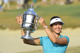 2014年全米女子オープンを制したミシェル・ウィーが参戦!(撮影:上山敬太)