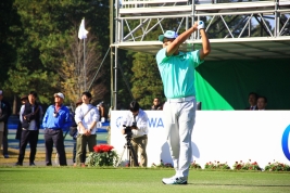 小田孔明が2打差2位につける!(撮影:ALBA)