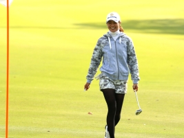 松森彩夏はリコーカップ出場権へ向けて「可能性がある限り」戦うと意気込む(撮影:ALBA)