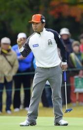 片山晋呉、チャンスをことごとく決めて2位発進!(撮影:上山敬太)