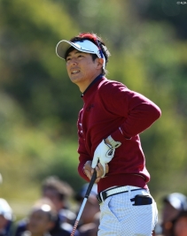 石川遼、ホスト大会で1打差2位発進!(撮影:岩本芳弘)