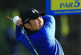 シード争い真っ只中の小林伸太郎が初日好発進を切った!(撮影:岩本芳弘)