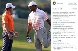 ローリー・マキロイのインスタグラムのスクリーンショット