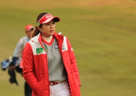 賞金女王イ・ボミ、今週は韓国チームの主将として日本チームの前に立ちはだかる(撮影:ALBA)