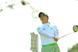国内女子ツアー屈指のショットメーカーの菊地絵理香(撮影:福田文平)