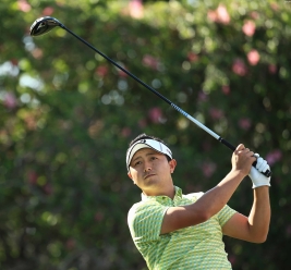 片岡大育、首位と5打差の6位Tで最終日へ!(撮影:米山聡明)