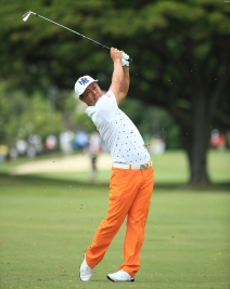 2年ぶりの出場となった谷原は59位Tで最終日へ(撮影:米山聡明)
