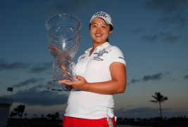 昨年はこの大会で新人賞への一歩目となった初優勝をもぎ取ったキム・セヨン(Photo by Tom Pennington/Getty Images)