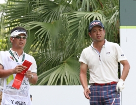 1アンダー20位タイ発進の池田勇太(撮影:ALBA)