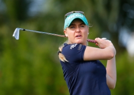 若干19歳のC・ハル、初めて首位で決勝ラウンド進出(Photo by Kevin C. Cox/Getty Images)