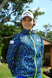 初シード選手として開幕戦に挑む柏原明日架(撮影:福田文平)