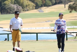 義理の兄とタッグ!家族の絆で優勝を目指す(撮影:ALBA)