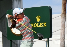 藍、逆転優勝はならず18位タイでフィニッシュ(撮影:ALBA)